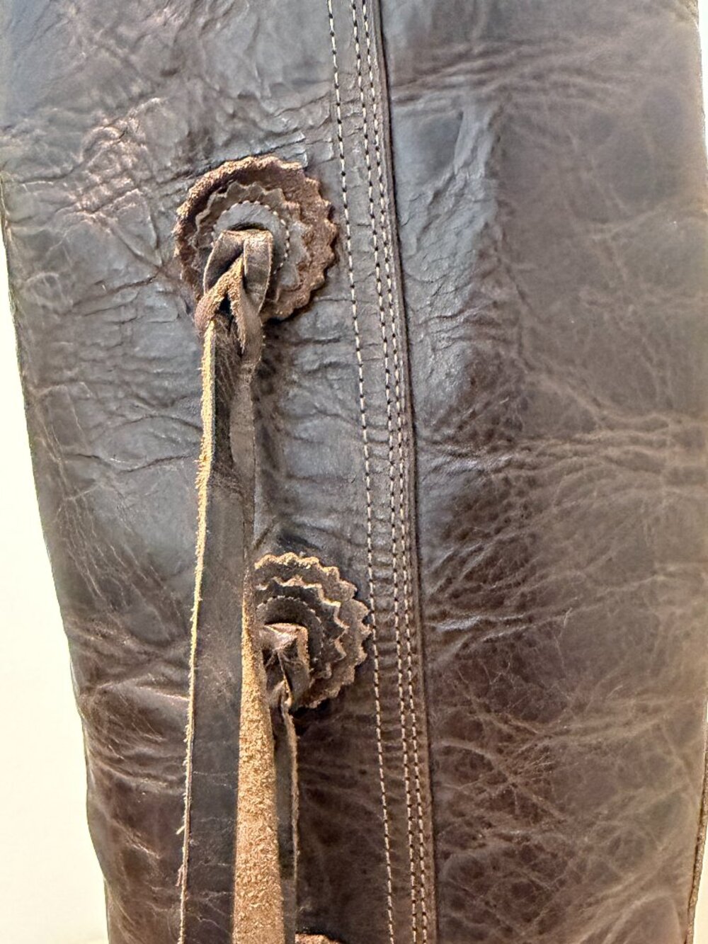 Ariat Tallulah Western Boots in Brown Leather with Tassels - Size 9 - Picture 5 of 12